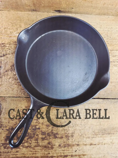 Awesome! Wagner made National #8 Cast Iron Skillet. Shallow wall skillet similar to Griswold Victor and Iron Mountain