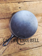 Awesome! Wagner made National #9 Cast Iron Skillet. Shallow wall skillet similar to Griswold Victor and Iron Mountain