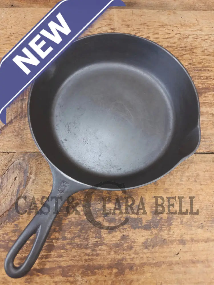 BEAUTIFUL! 1910-20’s Griswold #6 Skillet with Heat Ring and Large Block Logo 699 B - Skillet