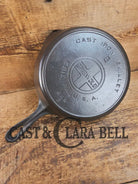 BEAUTIFUL! 1910-20’s Griswold #6 Skillet with Heat Ring and Large Block Logo 699 B Skillet