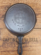 BEAUTIFUL! 1910-20’s Griswold #6 Skillet with Heat Ring and Large Block Logo 699 B - Skillet