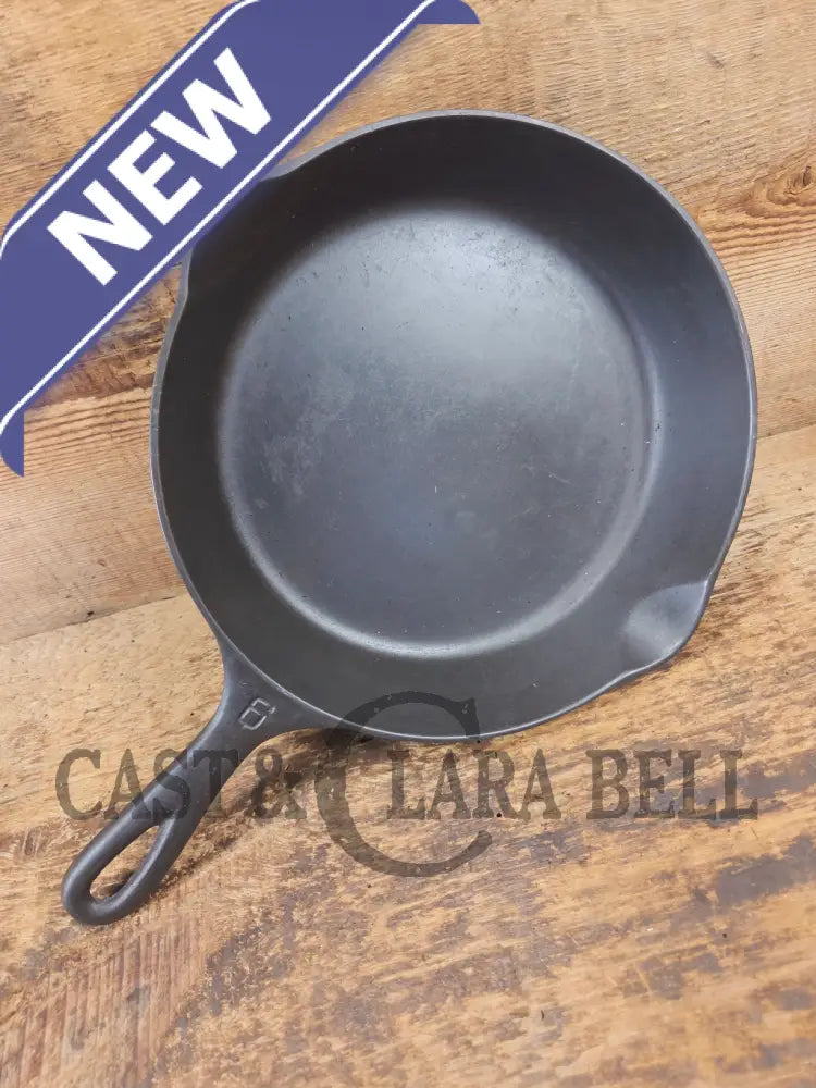 BEAUTIFUL! 1910-20’s Griswold #6 Skillet with Heat Ring and Large Block Logo 699 B - Skillet