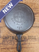 BEAUTIFUL! 1910-20’s Griswold #6 Skillet with Heat Ring and Large Block Logo 699 B - Skillet