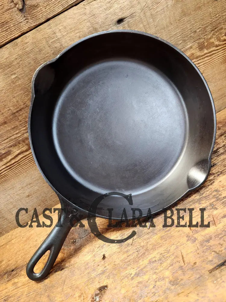 Beautiful! 1910-20’S Griswold #7 Skillet With Heat Ring And Large Block Logo 701.