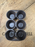 Beautiful 1910’s ’Griswold’s Erie’ 6 Cup Muffin/Popover Pan 6141 Variation 4 Bakeware