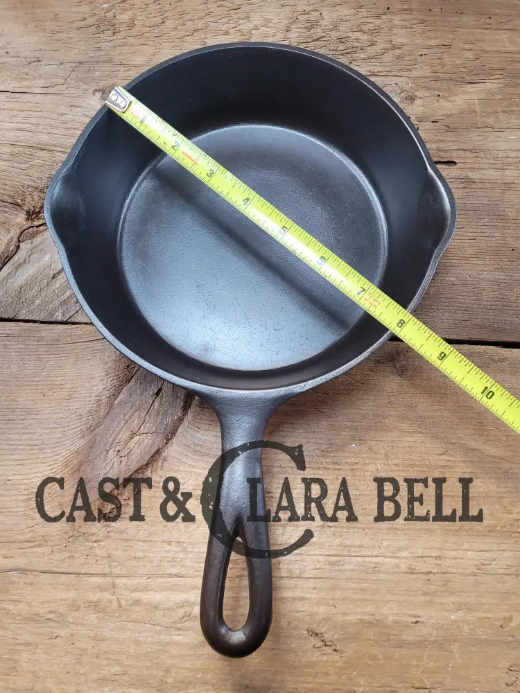 Beautiful! 1920’S Favorite Made Puritan No. 5B Cast Iron Skillet W Heat Ring! Unique Handle