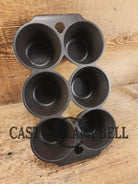 Beautiful 1920’s Griswold 6 Cup Muffin/Popover Pan 6141 Variation 4 Rarity 3. Restored Seasoned and Ready to Use!