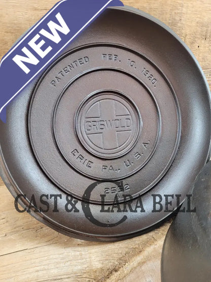 Beautiful 1920’S Griswold No. 9 Tite-Top Dutch Oven With Block Logo P/N 834 B Lid 2552 A.