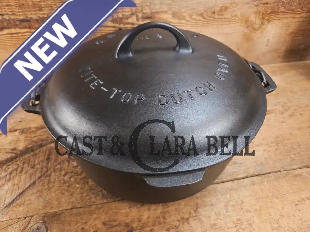 Beautiful 1920’s Griswold No. 9 Tite-Top Dutch Oven with Block Logo p/n 834 B Block Logo lid 2552. PERFECT for stews