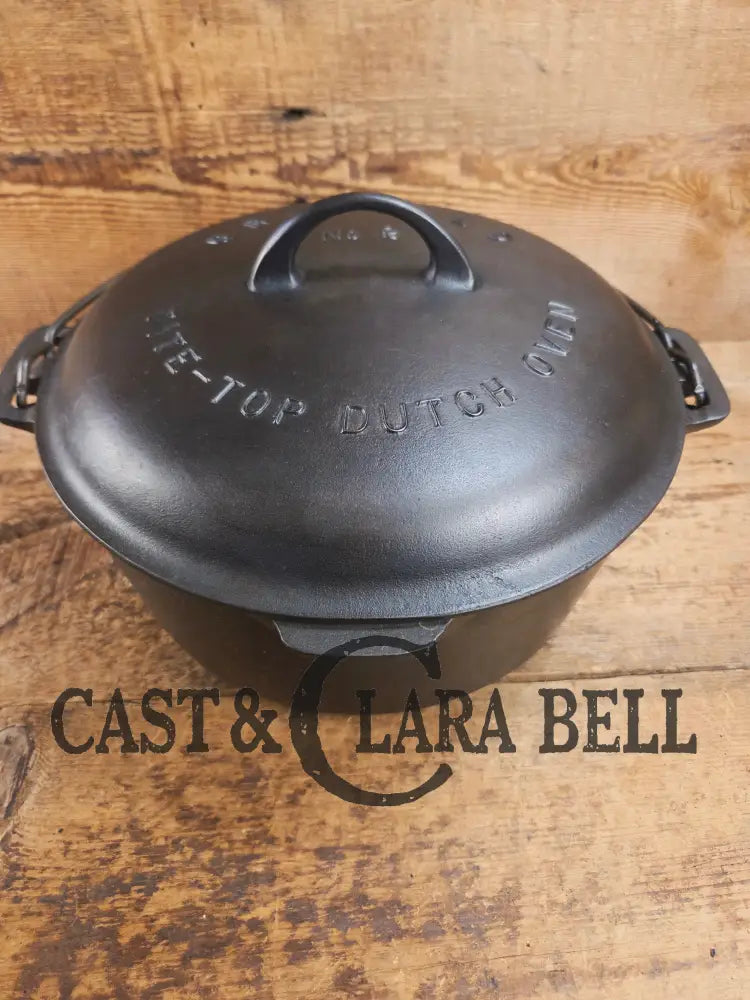 Beautiful 1920’s Griswold No. 9 Tite-Top Dutch Oven with Block Logo p/n 834 B Block Logo lid 2552. PERFECT for stews