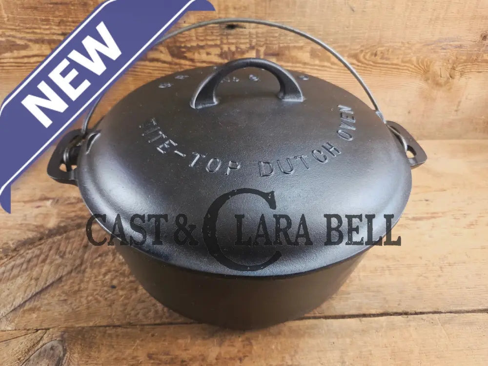 Beautiful 1920’s Griswold No. 9 Tite-Top Dutch Oven with Block Logo p/n 834 Block Logo lid 2552. PERFECT for stews