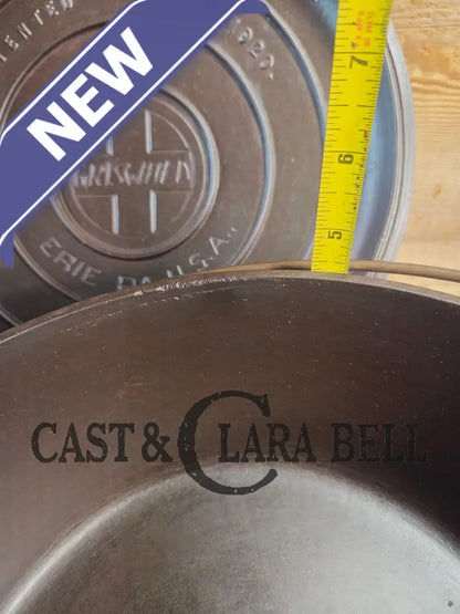 Beautiful 1920’s Griswold No. 9 Tite-Top Dutch Oven with Block Logo p/n 834 Slant Logo lid 2552. PERFECT for stews