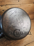 Beautiful 1920’s Griswold No. 9 Tite-Top Dutch Oven with Slant Logo p/n 834 H Block Logo lid 2552. PERFECT for stews
