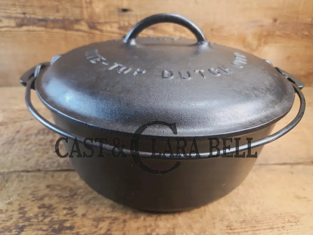 Beautiful 1920’s Griswold No. 9 Tite-Top Dutch Oven with Slant Logo p/n 834 H Block Logo lid 2552. PERFECT for stews