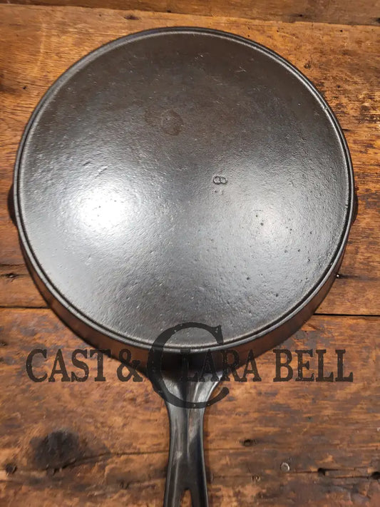 Beautiful 1920S Vollrath #8 Cast Iron Skillet With Heat Ring