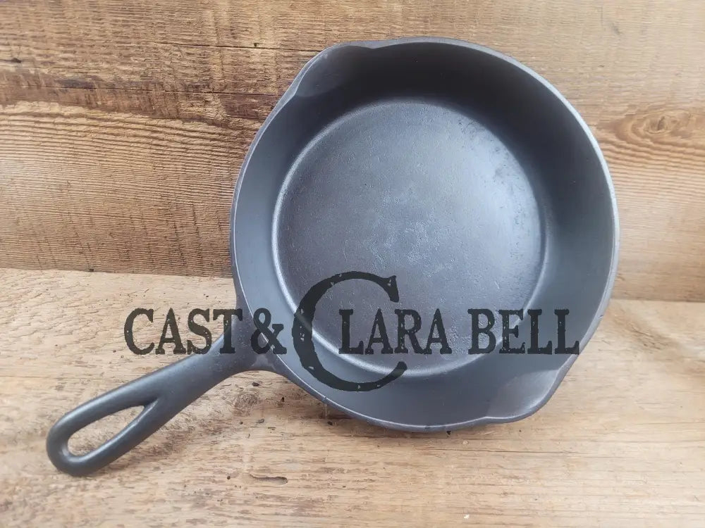 Beautiful! 1920’S Wagner Ware #5 C Cast Iron Skillet Stylized Logo Heat Ring.