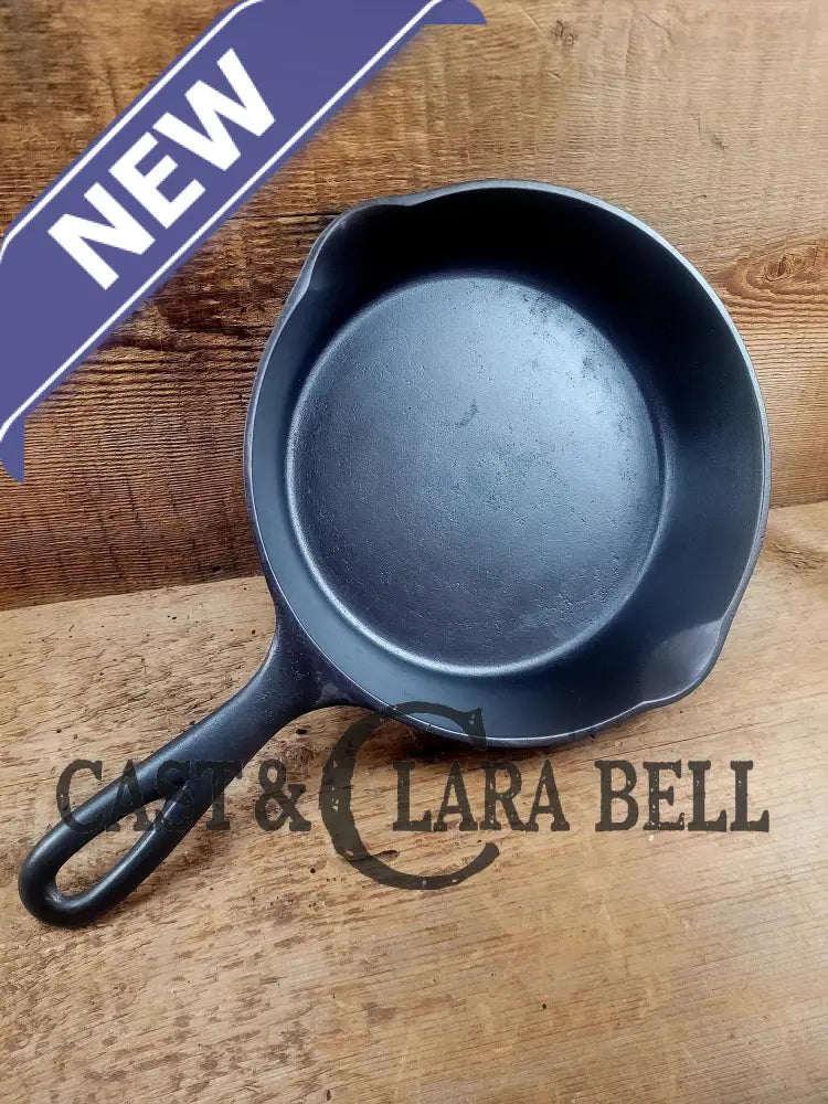 Beautiful! 1920’S Wagner Ware #5 C Cast Iron Skillet Stylized Logo Heat Ring.