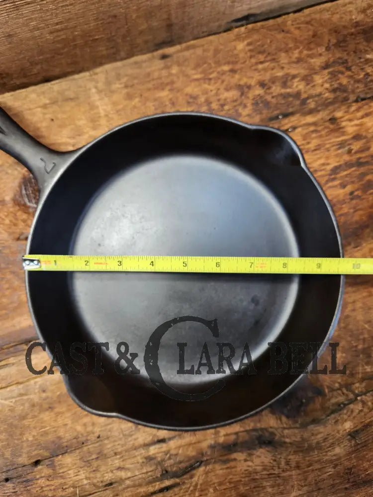 Beautiful 1930’S Griswold #7 Skillet W Large Block Logo Smooth Bottom 701. Sits Flat Perfect For