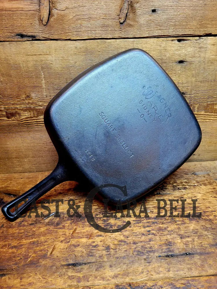 Beautiful 1930S Wagner Square Skillet P/N 1218.