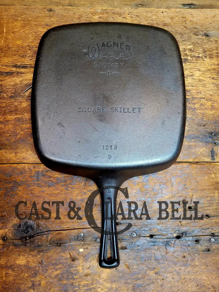 Beautiful 1930S Wagner Square Skillet P/N 1218.