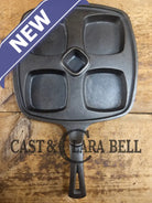 Beautiful 1940’s later series Wagner Square ’Benedict’ skillet. Perfect for cooking multiple sandwiches at once. A