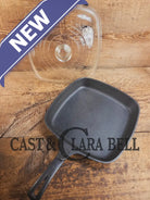 Beautiful 1940’s later series Wagner Square Skillet with Wagner Glass square lid. Perfect for breakfasts frying and