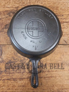 BEAUTIFUL! 1910-20’s Griswold #7 Skillet with Heat Ring and Large Block Logo 701 B - Skillet