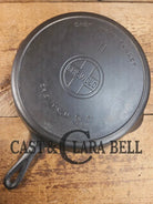 Beautiful and huge! 1920’s Griswold #11 Skillet with Large Block Logo and Heat Ring EPA USA p/n 717 A. Restored and