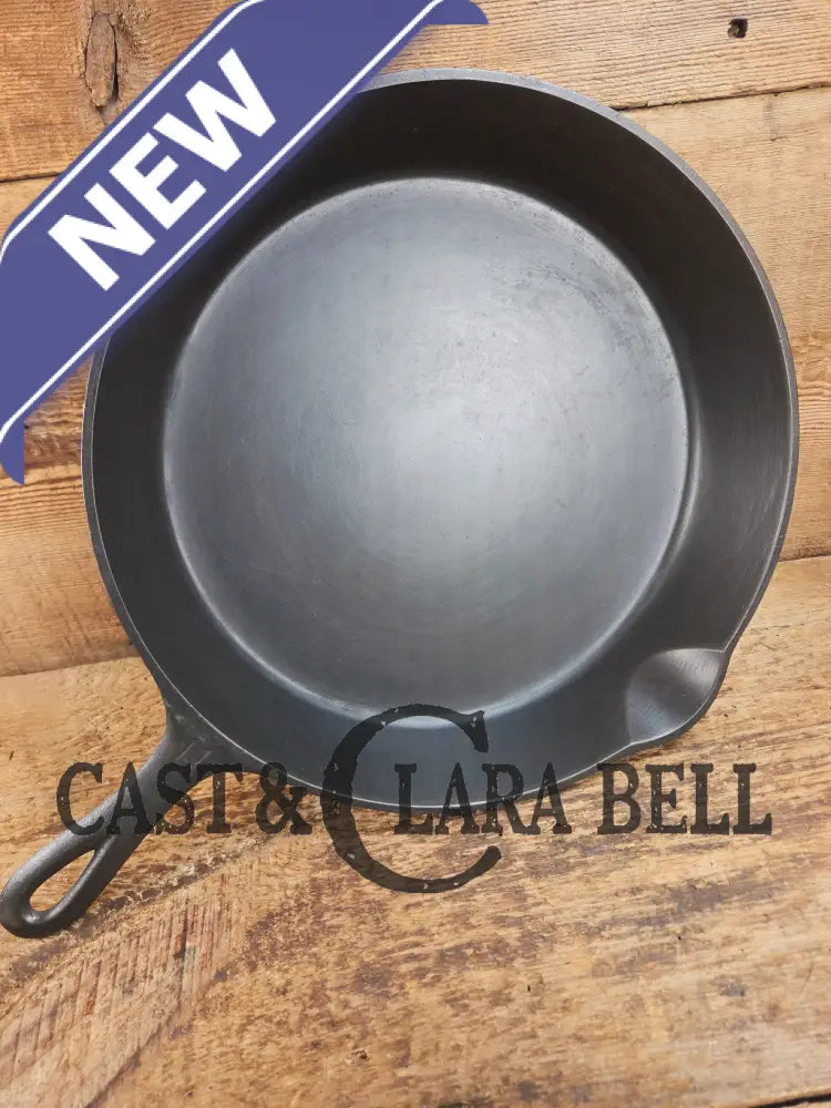 Beautiful and huge! 1920’s Griswold #11 Skillet with Large Block Logo and Heat Ring EPA USA p/n 717 A. Restored and