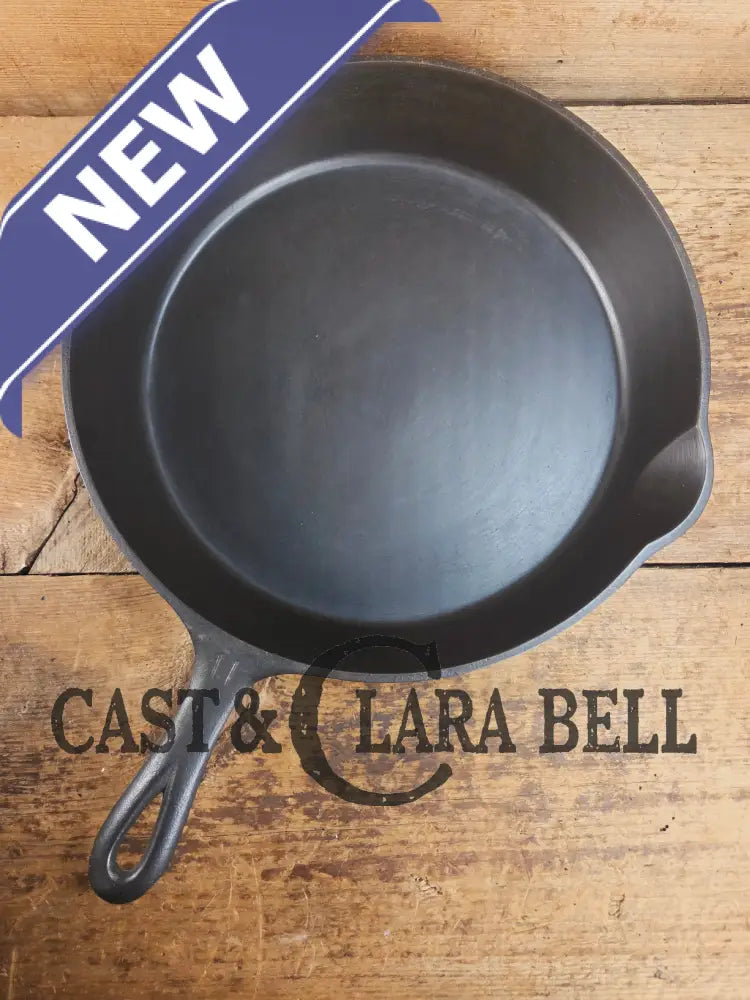 Beautiful and huge! 1920’s Griswold #11 Skillet with Large Block Logo and Heat Ring EPA USA p/n 717 A. Restored and