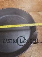 Beautiful and huge! 1920’s Griswold #11 Skillet with Large Block Logo and Heat Ring EPA USA p/n 717. Restored and Ready