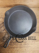 Beautiful and huge! 1920’s Griswold #11 Skillet with Large Block Logo and Heat Ring EPA USA p/n 717. Restored and Ready