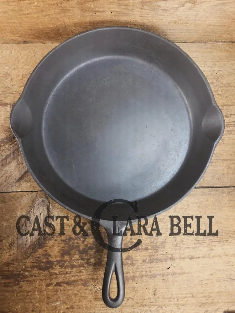 Beautiful and huge! 1920’s Griswold #11 Skillet with Large Block Logo and Heat Ring EPA USA p/n 717. Restored and Ready
