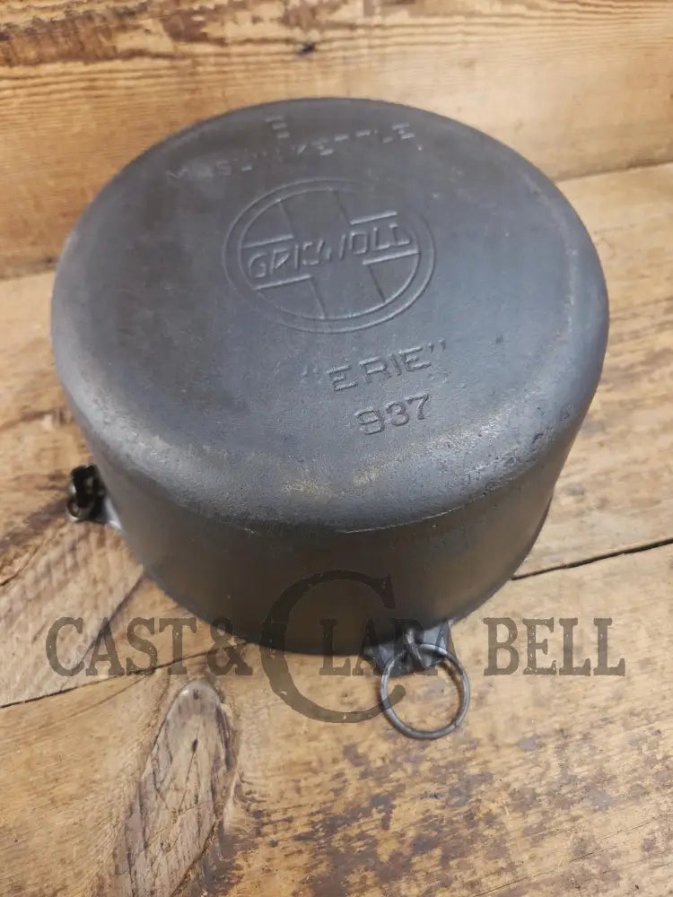 Beautiful and tough to find #6 1930’s Block Logo Griswold (#936) Maslin Kettle! Gorgeous collector and canner piece!