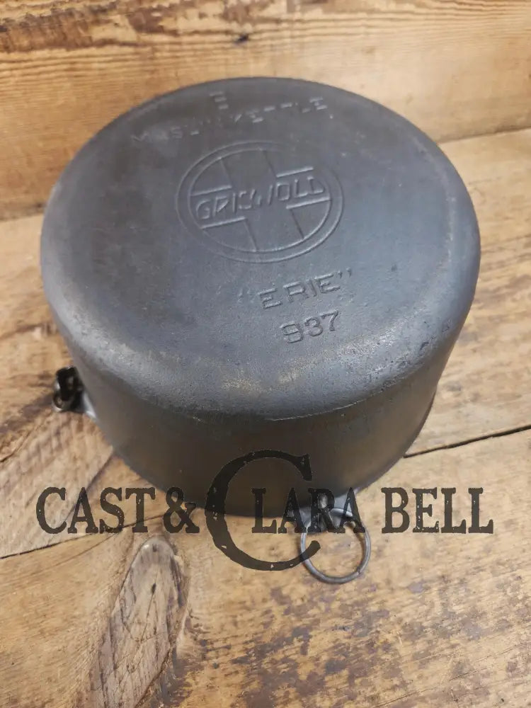 Beautiful and tough to find #6 1930’s Block Logo Griswold (#936) Maslin Kettle! Gorgeous collector and canner piece!