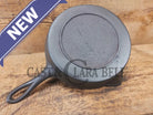 Beautiful Antique gate-marked unknown #9 skillet. Est 1880’s. Left single spout heat ring bottom w/ semi fancy handle