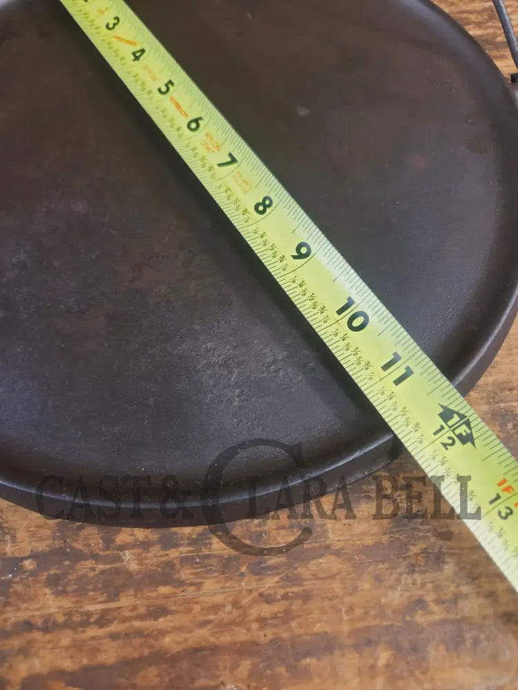 Beautiful!! Early 1900’s ’Erie’ No. 12 Round Griddle Bailed 741. Perfect Pizza Griddle - Griddle