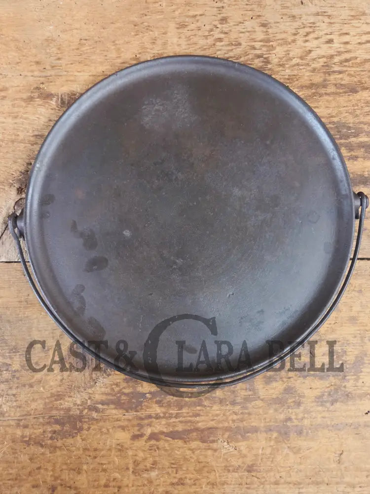Beautiful!! Early 1900’s ’Erie’ No. 12 Round Griddle Bailed 741. Perfect Pizza Griddle - Griddle