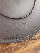 Beautiful!! Early 1900’s ’Erie’ No. 12 Round Griddle Bailed 741. Perfect Pizza Griddle - Griddle