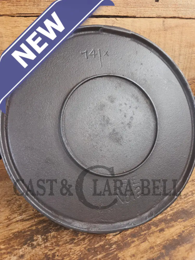 Beautiful!! Early 1900’s ’Erie’ No. 12 Round Griddle Bailed 741. Perfect Pizza Griddle - Griddle