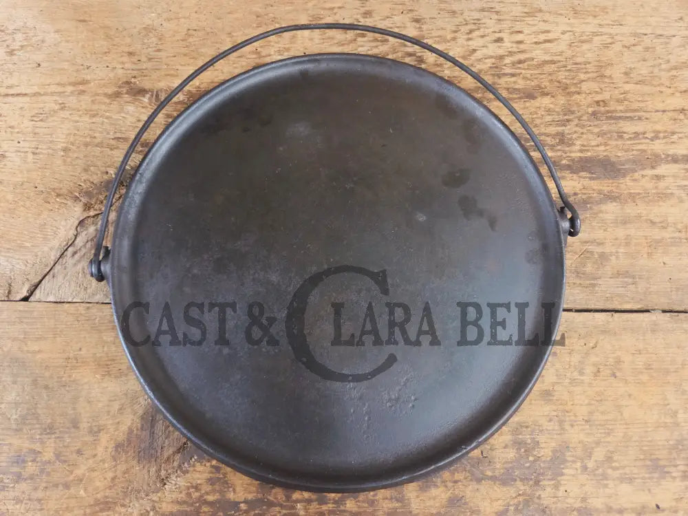Beautiful!! Early 1900’s ’Erie’ No. 12 Round Griddle Bailed 741. Perfect Pizza Griddle - Griddle