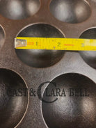 Beautiful early Griswold No. 32 Cast Iron Aebleskiver 962. Awesome poached eggs! Skillet