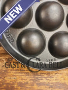 Beautiful early Griswold No. 32 Cast Iron Aebleskiver 962. Awesome poached eggs! Skillet