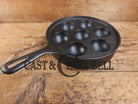 Beautiful early Griswold No. 32 Cast Iron Aebleskiver 962. Awesome poached eggs! Skillet