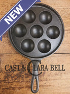 Beautiful early Griswold No. 32 Cast Iron Aebleskiver 962. Awesome poached eggs! Skillet