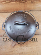 Beautiful & elegant! 1930’s Wagner Ware #8 Drip Drop Roaster #1268 A w/ Sawtooth Lid p/n 1268 A. Raised Letter lid.