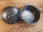 Beautiful elegant and tough to find! 1920’s Wagner Ware #7 Round Roaster with #1267 w/ fully marked Sawtooth Lid