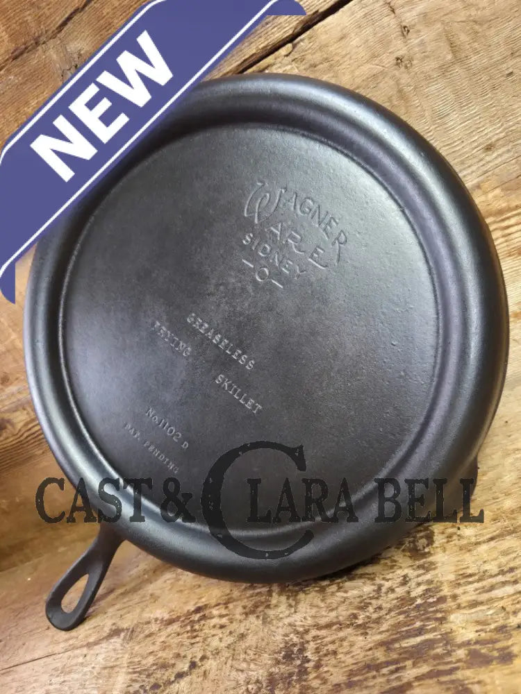Beautiful gift! Wagner Ware Greaseless Fryer skillet griddle with rim drain 1102 D. Perfect for pancakes or grilled