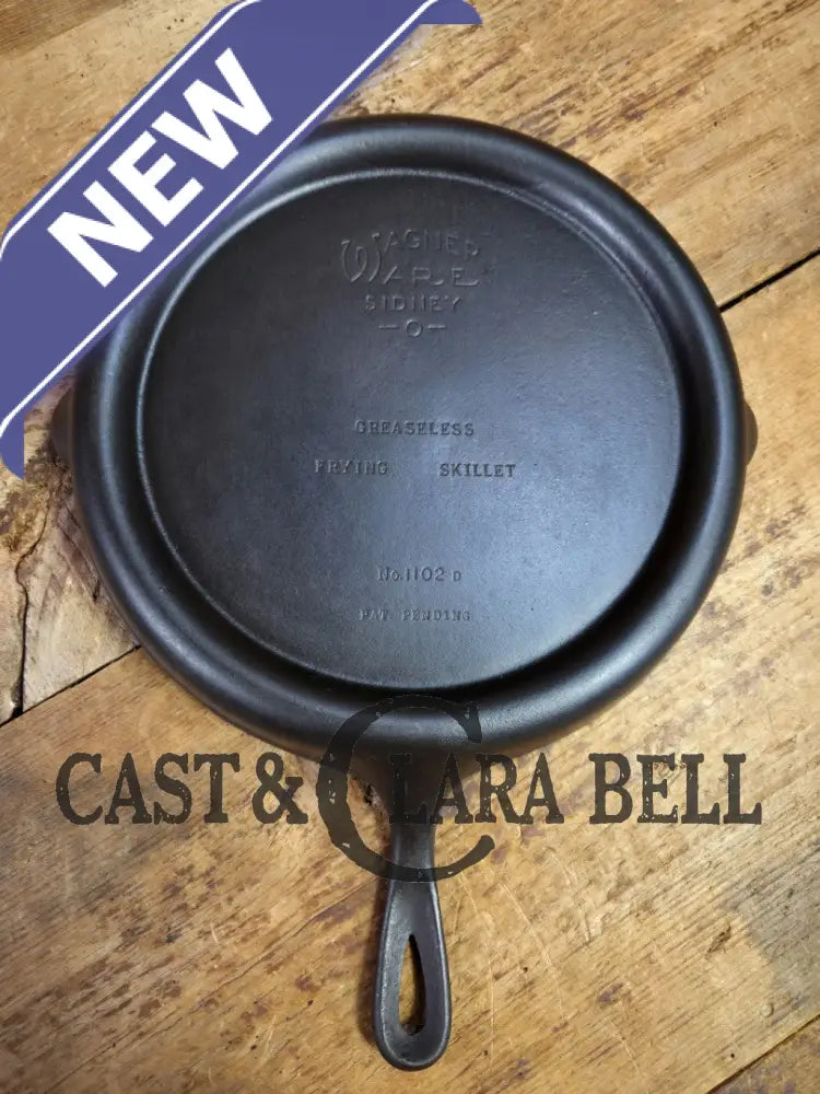 Beautiful gift! Wagner Ware Greaseless Fryer skillet griddle with rim drain 1102 D. Perfect for pancakes or grilled