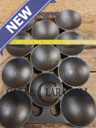 Beautiful Griswold 1910’s No. 3 Gem Pan 11 cup p/n 942 Variation #2 (Rarity 4 out of 10) Bakeware